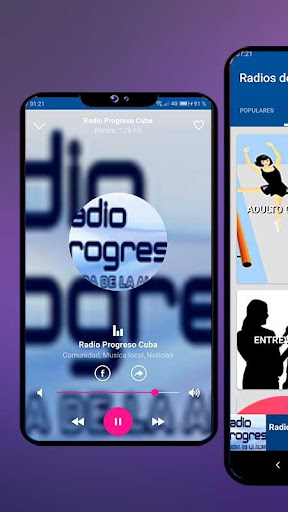 Android application Radios de Cuba emisora en vivo screenshort
