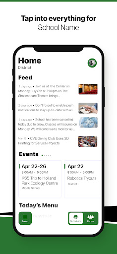 Android application Triton Central Schools screenshort