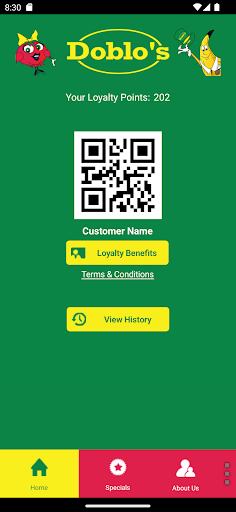 Android application Doblo's Farmers Market screenshort