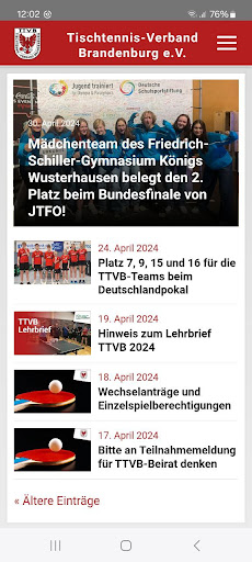 Android application TTVB News screenshort