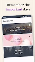 screenshot of Days Until countdown | widget