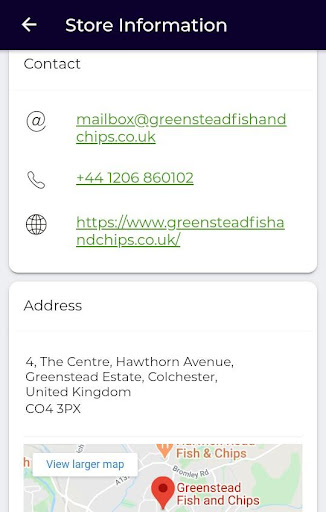 Greenstead Fish & Chips Screen 3