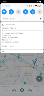 Lockito – GPS itinerary faker Screenshot