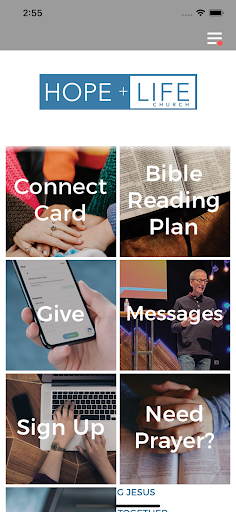 Android application Hope + Life Church screenshort
