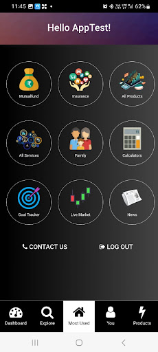 Android application SjS Wealth screenshort