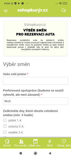 Eshopkurýr.cz Screen 2