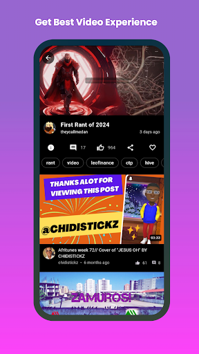 3Speak App Screen 2