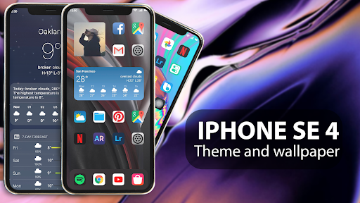 Android application iPhone SE 4 Theme & Wallpaper screenshort