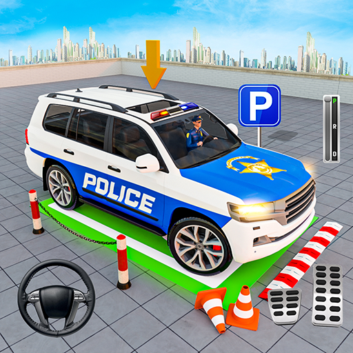 Police Prado Car Parking 3D