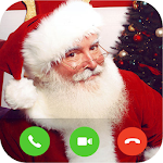 Cover Image of Скачать Поддельный вызов Санта-Клауса - видеозвонок Санта-симуляция  APK