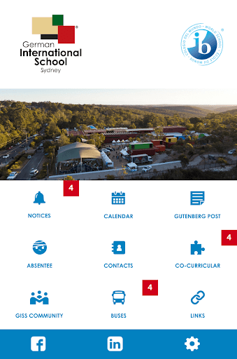 Android application German International School screenshort