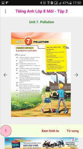 Tieng Anh 8 Moi - English 8 T2 Screen 3