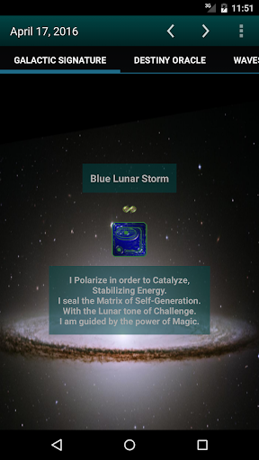 Android application Dreamspell Calendar screenshort
