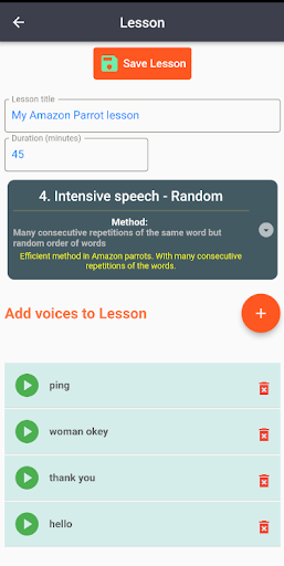 Parrot Speak Screen 3