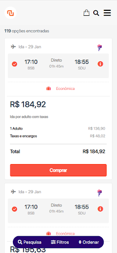 Nu Viagens Screen 2