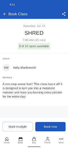 Shredded Health & Performance Screen 3
