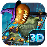3D Horror Halloween Pumpkin Skin Theme icon