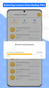 Contacts Backup and Restore