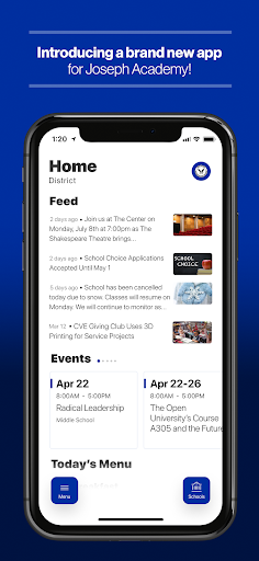 Android application Joseph Academy screenshort