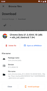 Unknown app Screenshot