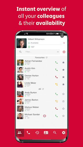 pascom Mobile App Screen 2