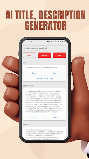 Android application AI Script Generator Writer 4YT screenshort