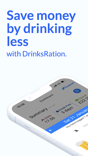 Android application DrinksRation screenshort