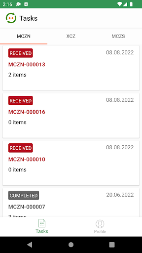 Android application AsekolSK Zberné Miesto screenshort