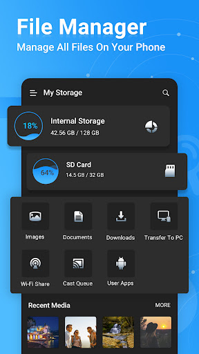 Android application File Manager screenshort