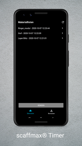 scaffmax® Timer Screen 2