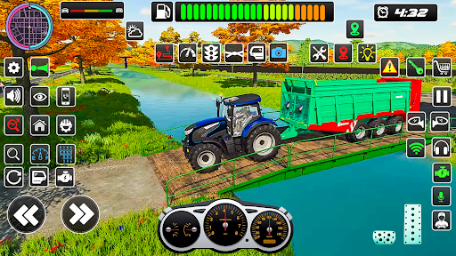 Android application Farm Drive Tractor Games screenshort