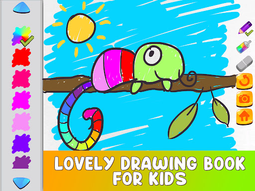 Android application Finger Paint Toddler Games screenshort