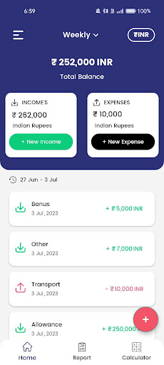 Smart Income Expense Tracker Screen 3