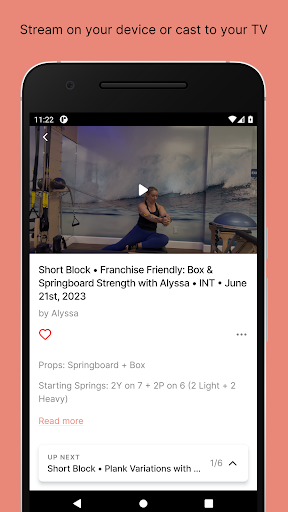 Class Choreography | Pilates Screen 3