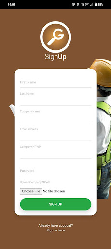 Android application GoInspect screenshort