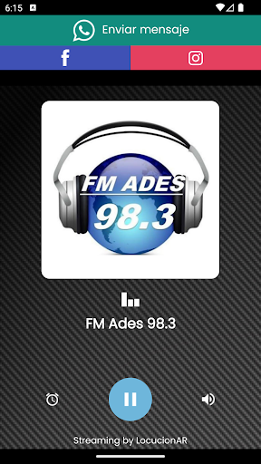 Android application FM Ades 98.3 screenshort