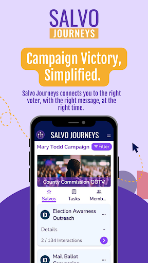 Android application Salvo Journeys screenshort