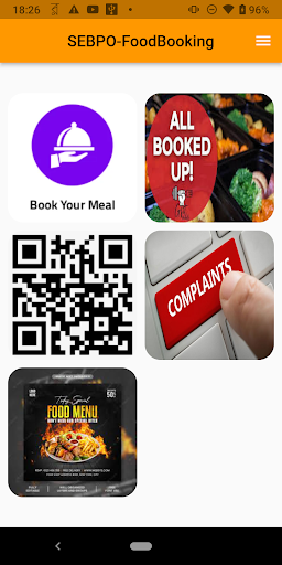 Employee FoodBooking Screen 3