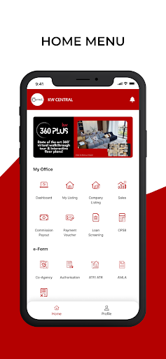 Android application KW Central screenshort