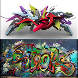 Design of graffiti icon