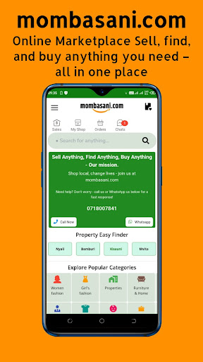 Android application mombasani.com : Kenyan Market screenshort