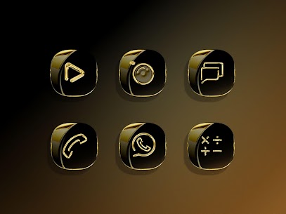 Gold Icon Pack exclusive theme Patched APK 3