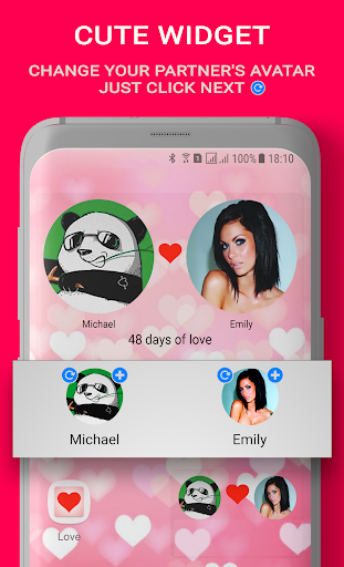 Android application Love screenshort