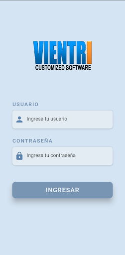 Android application Vientri Gestión de Pedidos screenshort