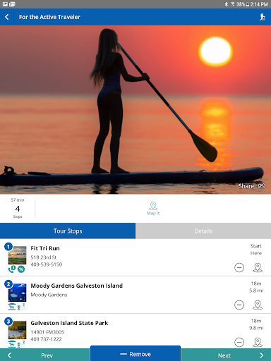 Screenshot of Visit Galveston