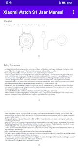 Xiaomi Watch S1 User Manual