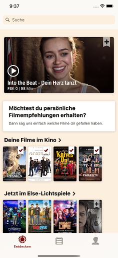 Android application Else-Lichtspiele screenshort