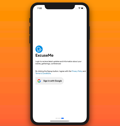 ExcuseMe Organizer. App for event organizers.