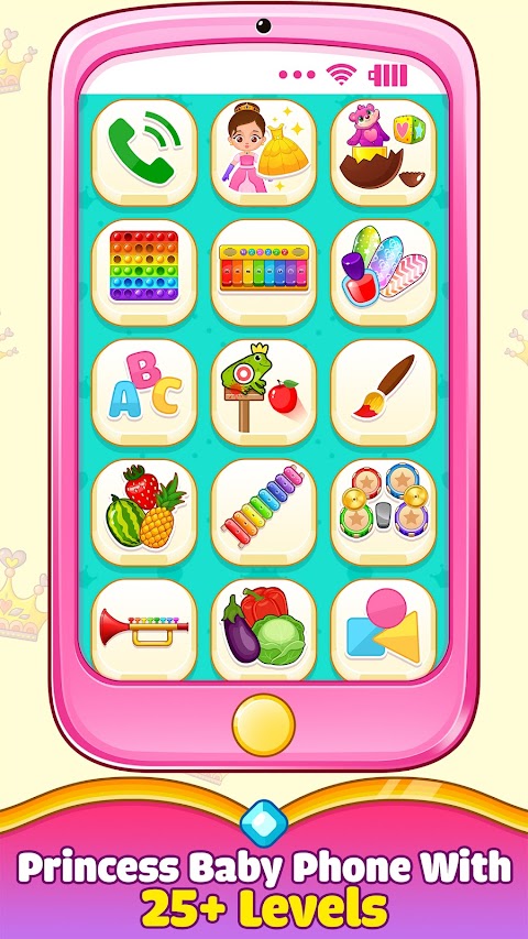 Princess Baby Phone Gameのおすすめ画像1