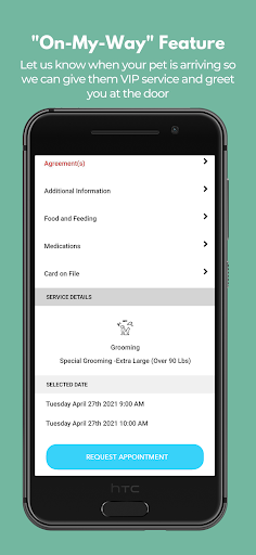 Screenshot of Custom Paws